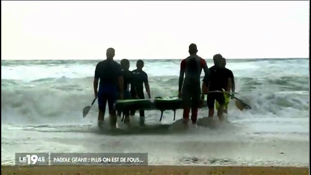 Reportage M6 sur le Stand Up g&eacute;ant &agrave; Hossegor