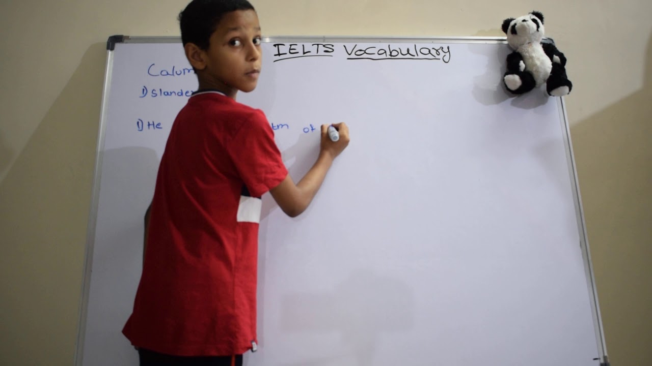 Calumny | IELTS words | English Vocabulary