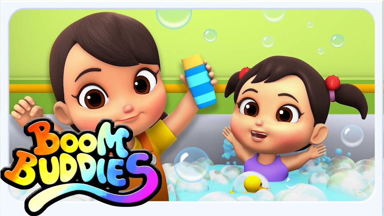 Boom Buddies Hora del Baño | Canción Divertida del Baño para Bebés y Niños 👶🎵
