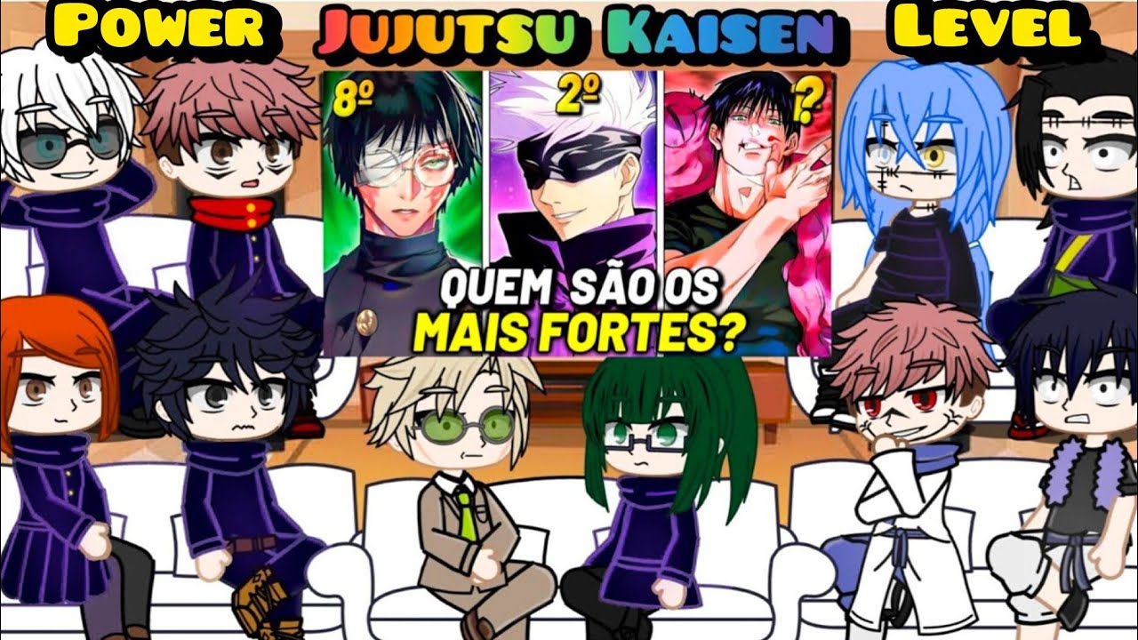Jujutsu Kaisen react TOP 10 PERSONAGEM MAIS FORTES DE JUJUTSU KAISEN 💥❤️ JUJUTSU KAISEN POWER LEVEL 