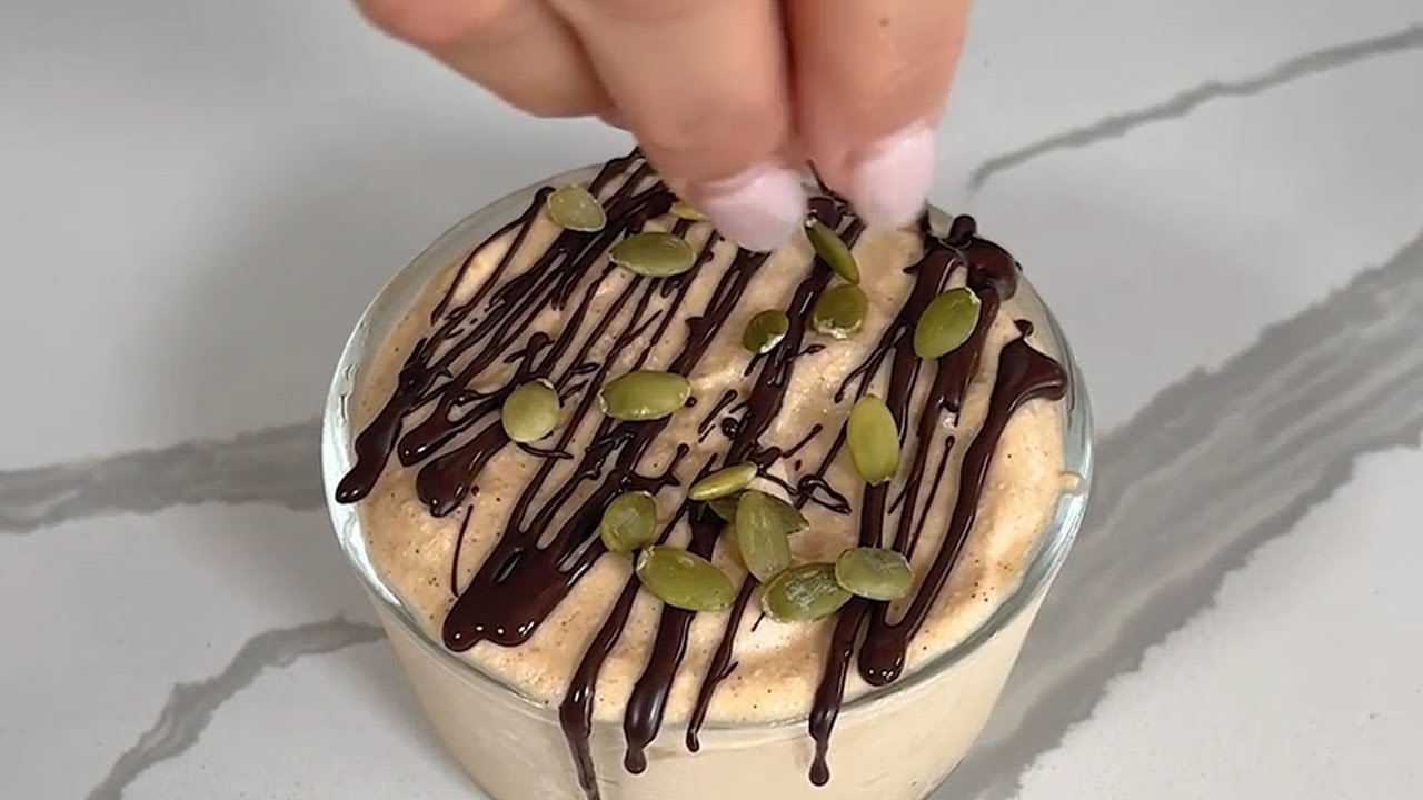 High-protein pumpkin mousse 😋
