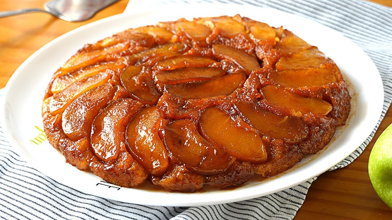 ¡Solo 1 huevo! Tarta de manzana en SARTÉN muy JUGOSA. Muchas manzanas y poca masa. Postres sin horno