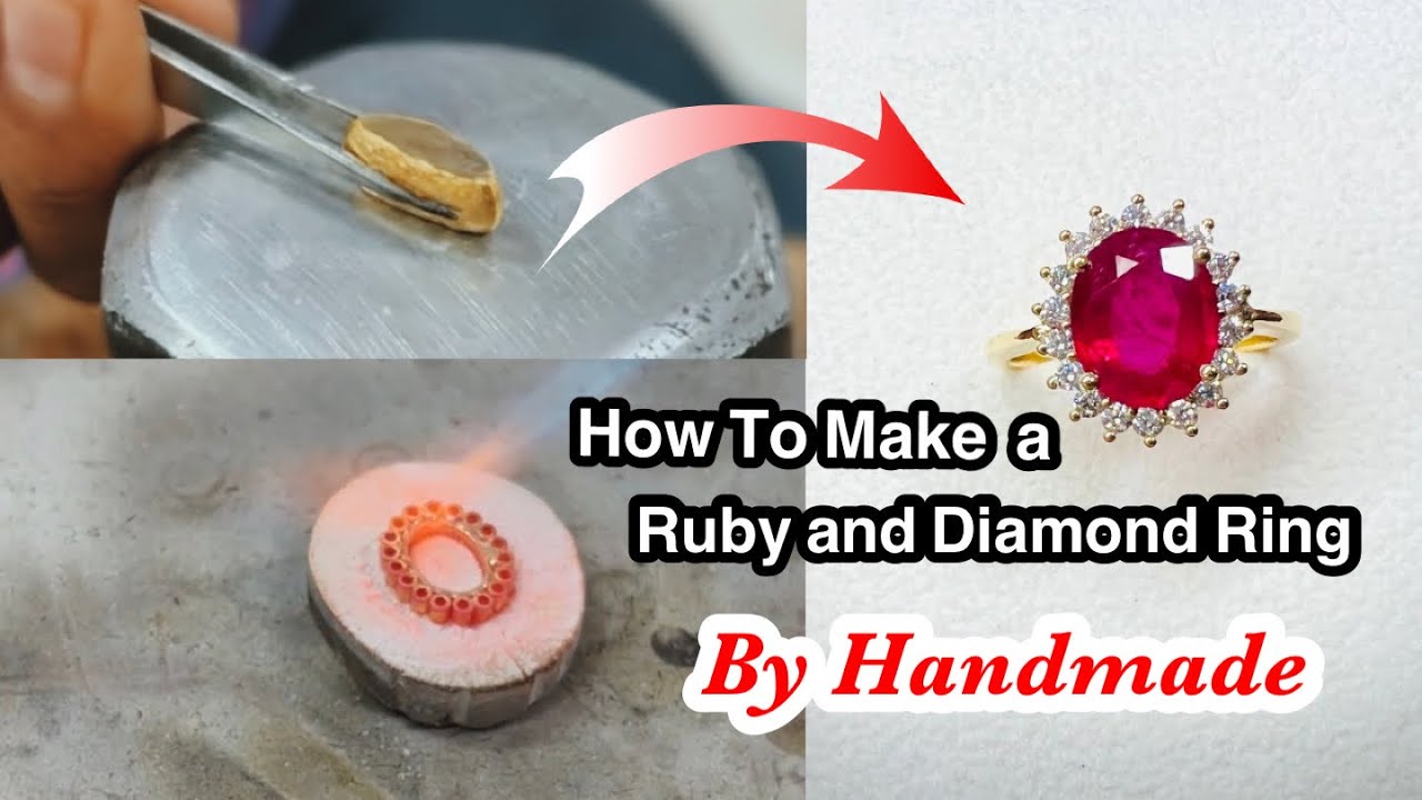 Making Most VALUABLE Ruby & Diamond Ring By Handmade