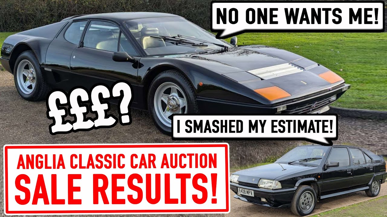 Anglia Classic Car Auctions January Sale Results - Winners and Losers?