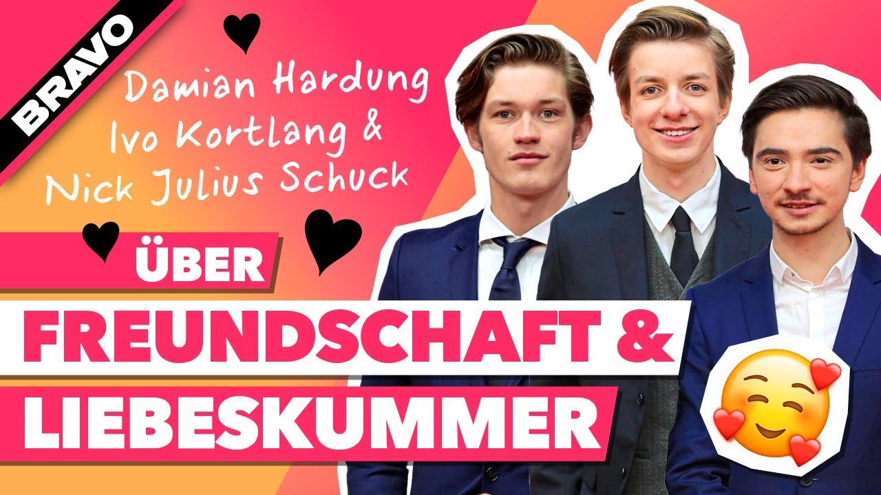 Damian Hardung, Ivo Kortlang und Nick Julius Schuck aus 