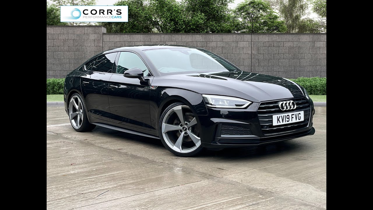 2019 AUDI A5 2.0 TFSI 35 Black Edition Sportback 5dr Petrol S Tronic Euro 6 (s/s) (150 ps)