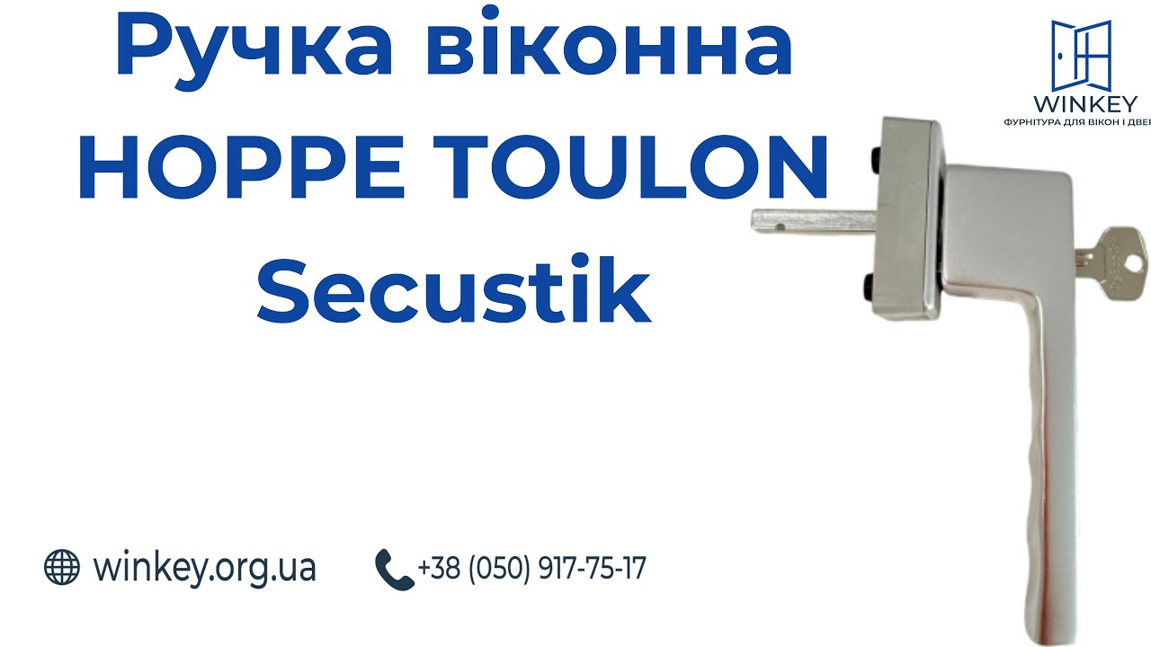 Ручка віконна HОРРЕ TOULON Secustik