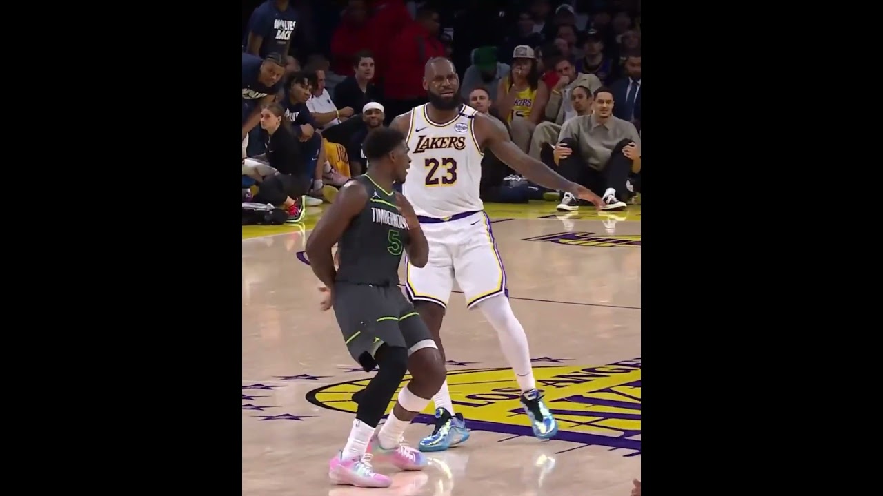 LeBron James and Anthony Edwards Get Into INTENSE Altercation