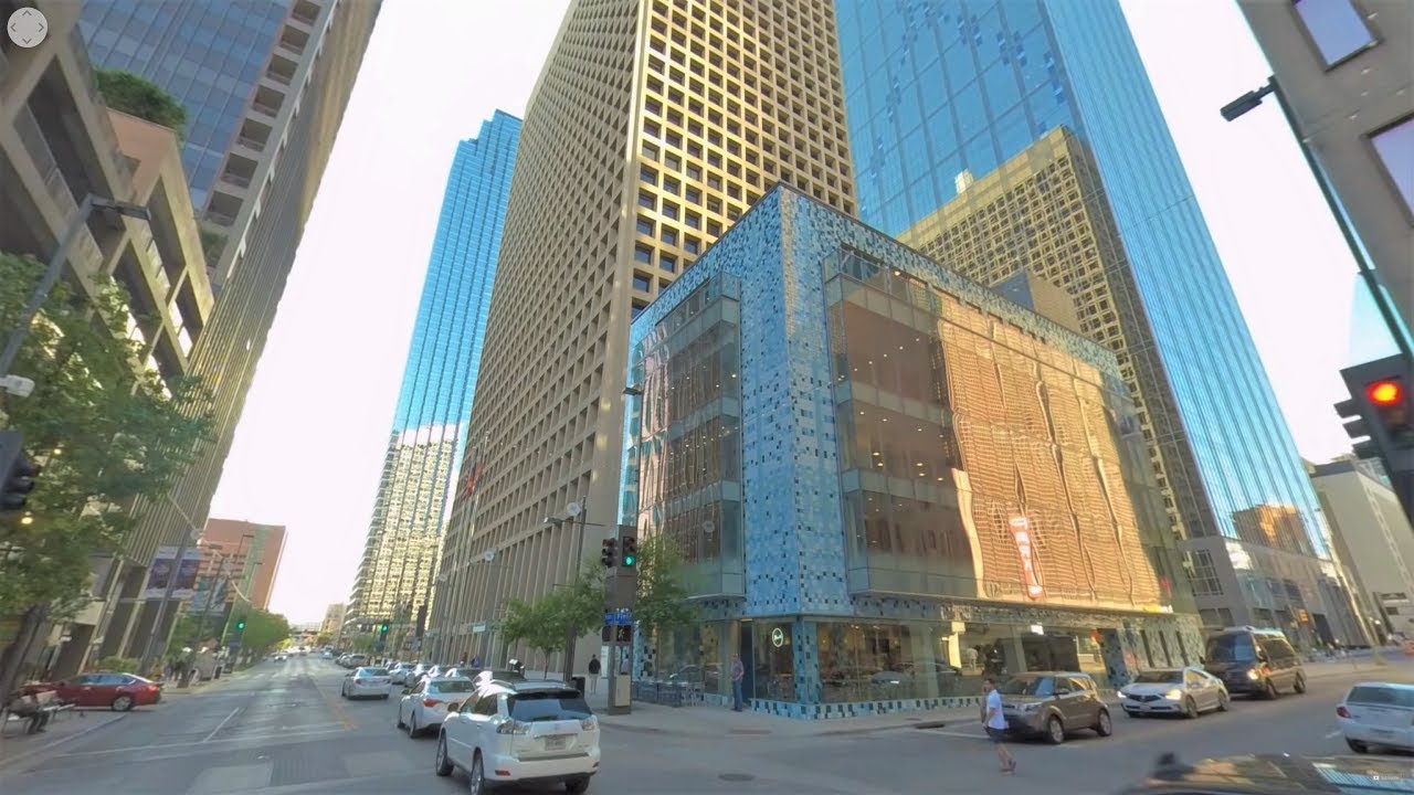 Dallas VR 360° Drive - 8K 60FPS - Main Street - Driving Downtown USA