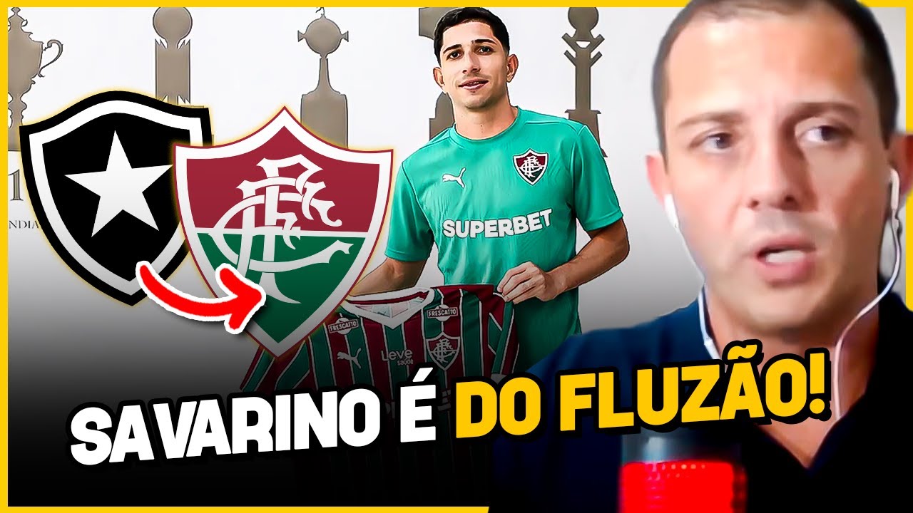 REVIRAVOLTA! SAVARINO DEIXA O BOTAFOGO E ACERTA COM FLUMINENSE | Corte do Placar Aberto