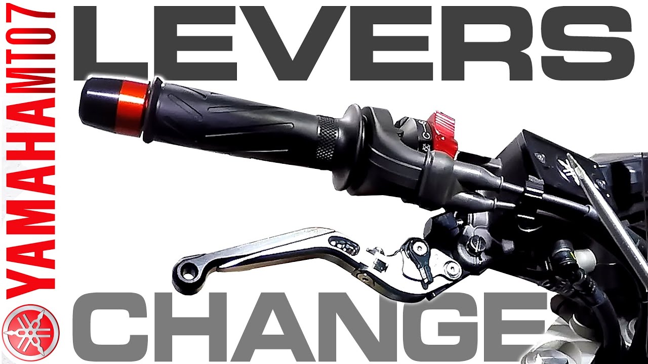 Yamaha MT-07 FZ-07 Brake & Clutch Levers Change Motorcycle Zmiana Klamek w Motocyklu 🔧