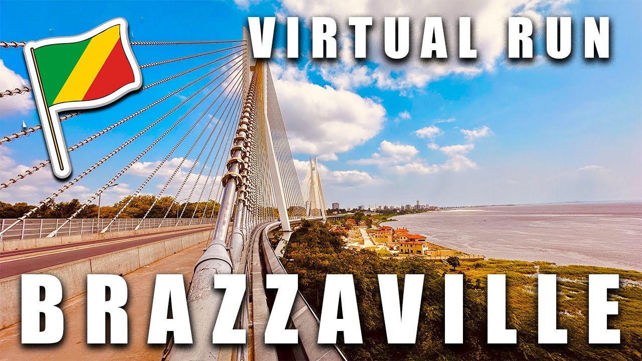 🆃RE🅰DMILL | Virtual 🆁un - BRAZZAVILLE -  CONGO #treadmill #virtualrun #run