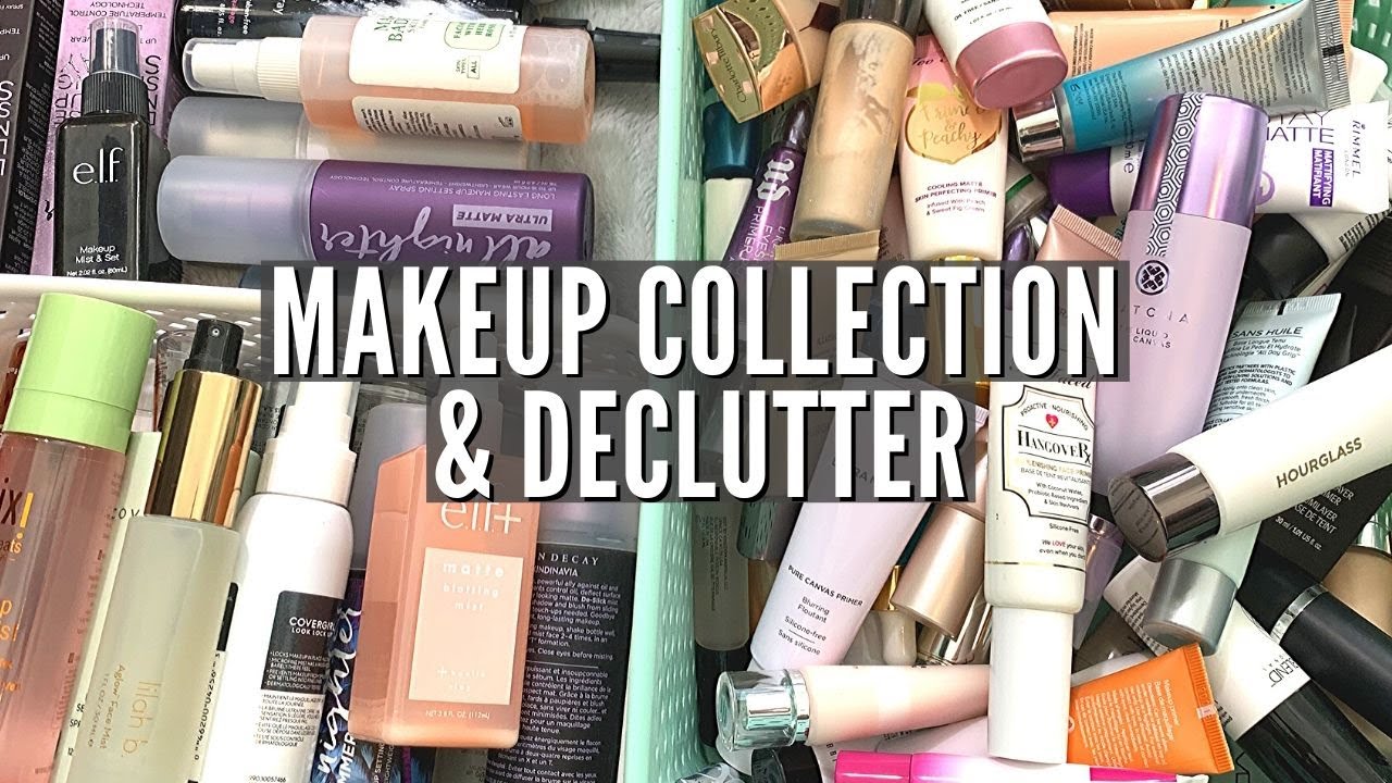 Makeup Collection & Declutter 2020 | PRIMERS  SETTING SPRAYS & MISTS