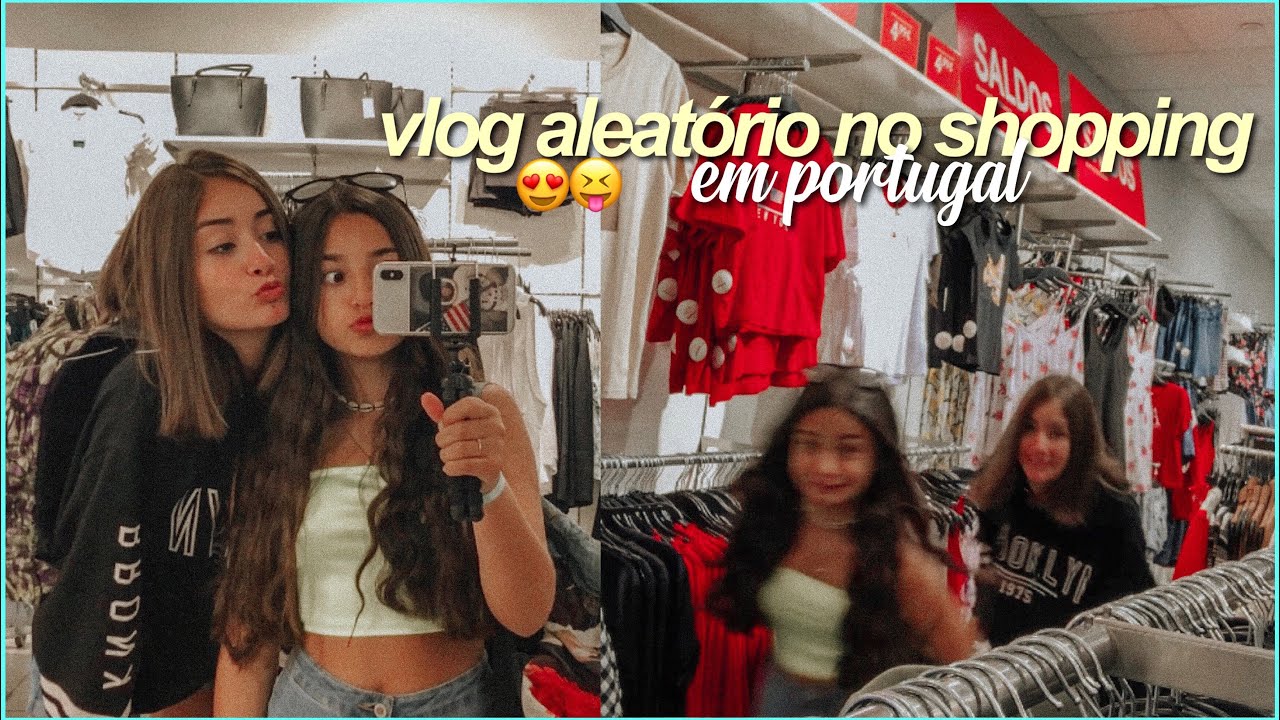um vlog bem aleatório no shopping em portugal🤪