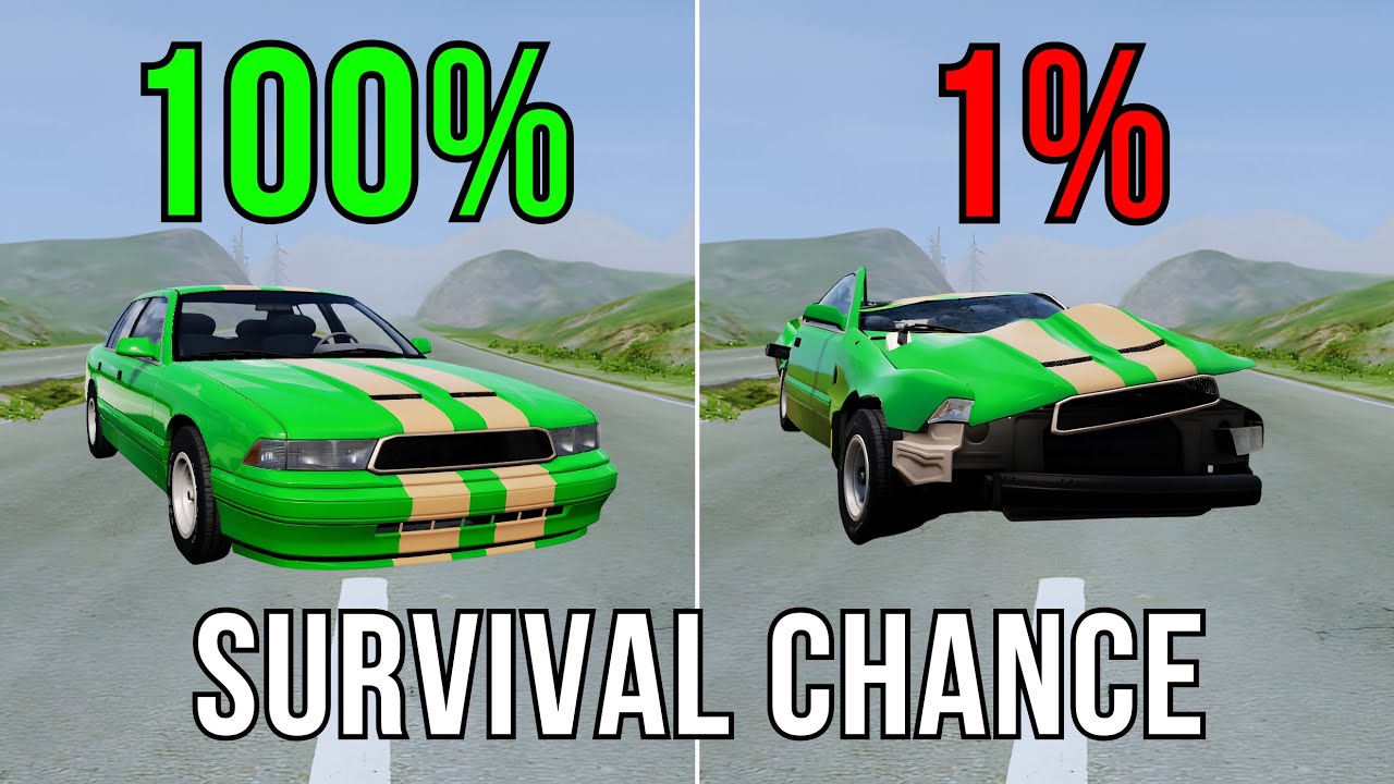 Realistic Survival Chance Crashes #7 | BeamNG.drive