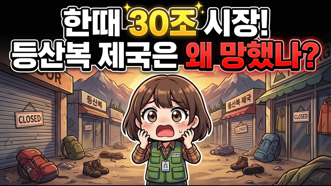 한때 30조 시장이었던 등산복 산업이 몰락한 진짜 이유