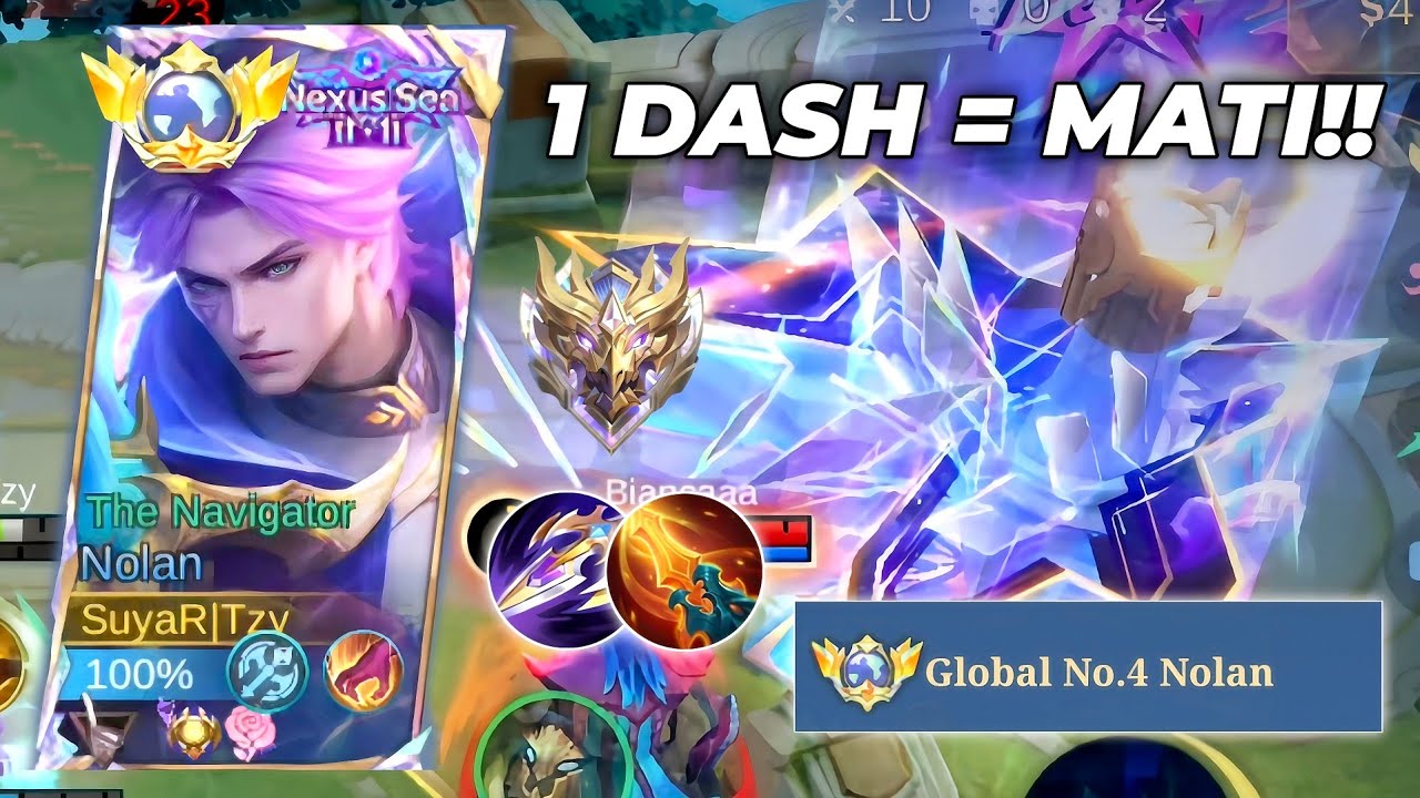 1 DASH NOLAN = MATI SEKETIKA 😱 GLOBAL NO.4 NOLAN