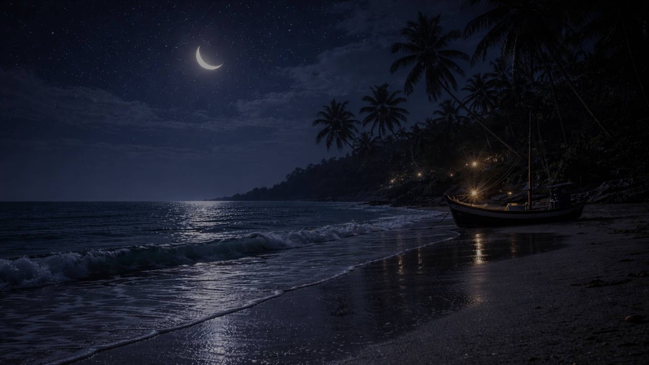 1 Hour Ocean Waves Sounds  Deep Sleep & Relaxation