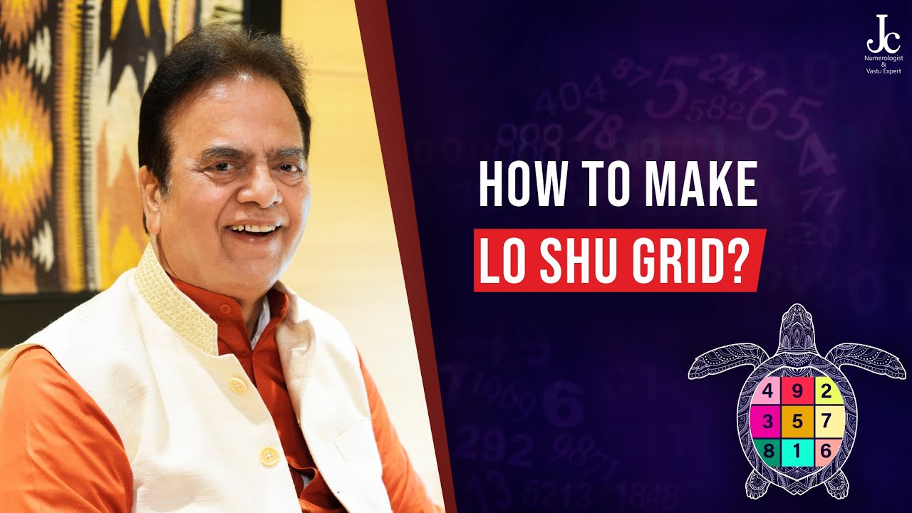 How to Make Your Own Lo-Shu Grid | Lo Shu Grid Numerology in Hindi | J C Chaudhry