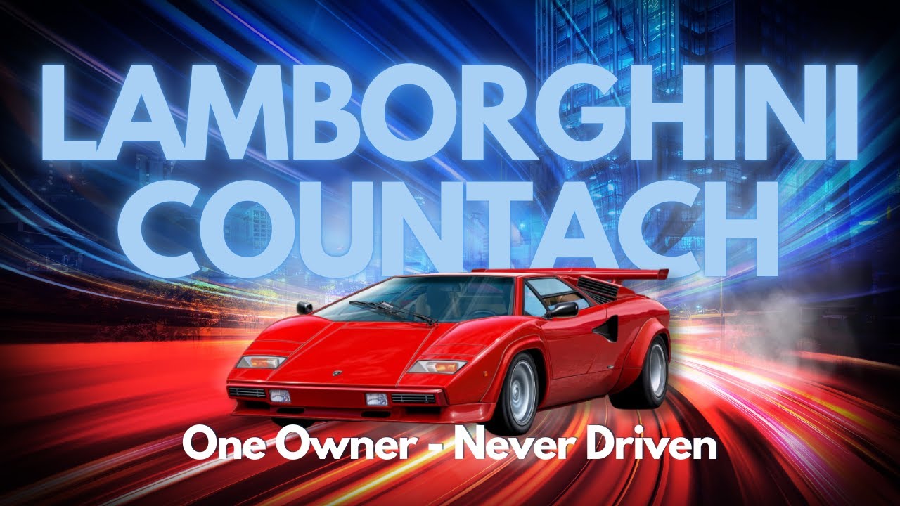 Самый хорошо сохранившийся Lamborghini Countach из когда-либо существовавших!