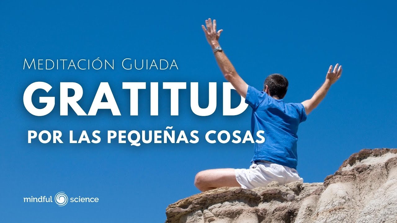 🎧GRATITUD por las peque&ntilde;as cosas~Mindfulness en espa&ntilde;ol-Meditaci&oacute;n Guiada