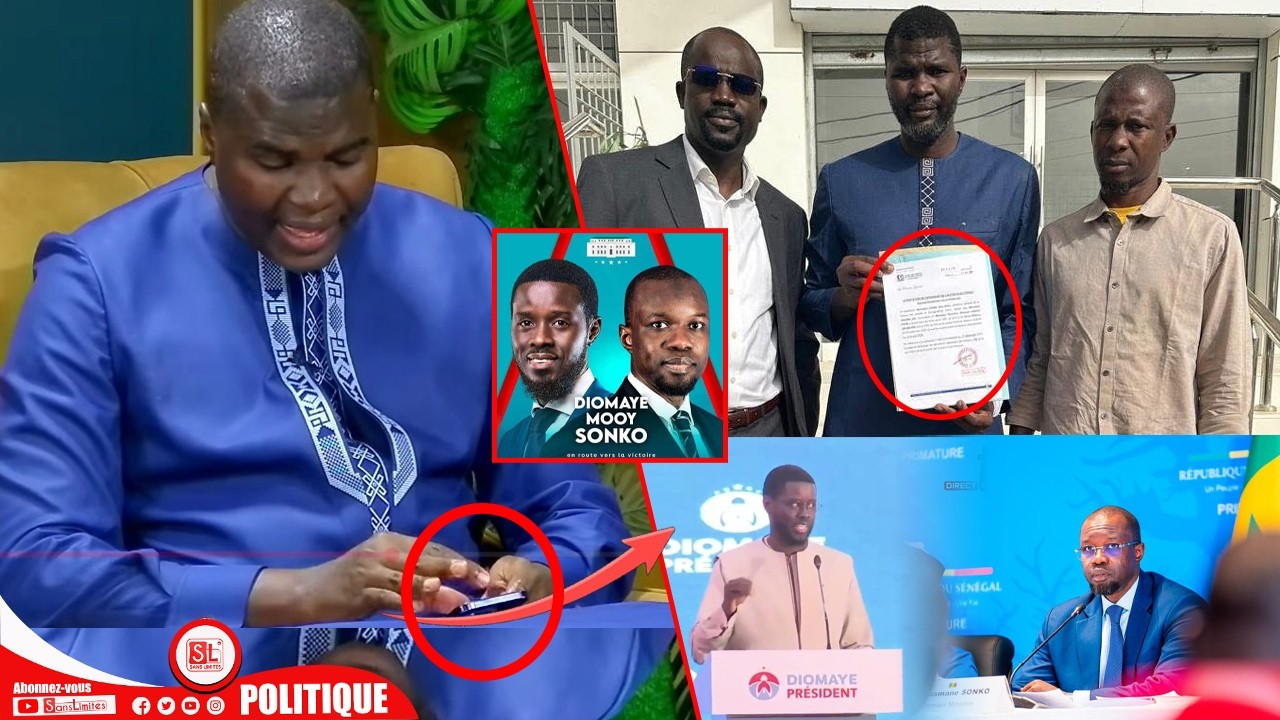 “2personnes Yi Dioxé recepissé Diomaye,Nima Def Bam Signé c@sso”Amadou Ba brandit document exclusif