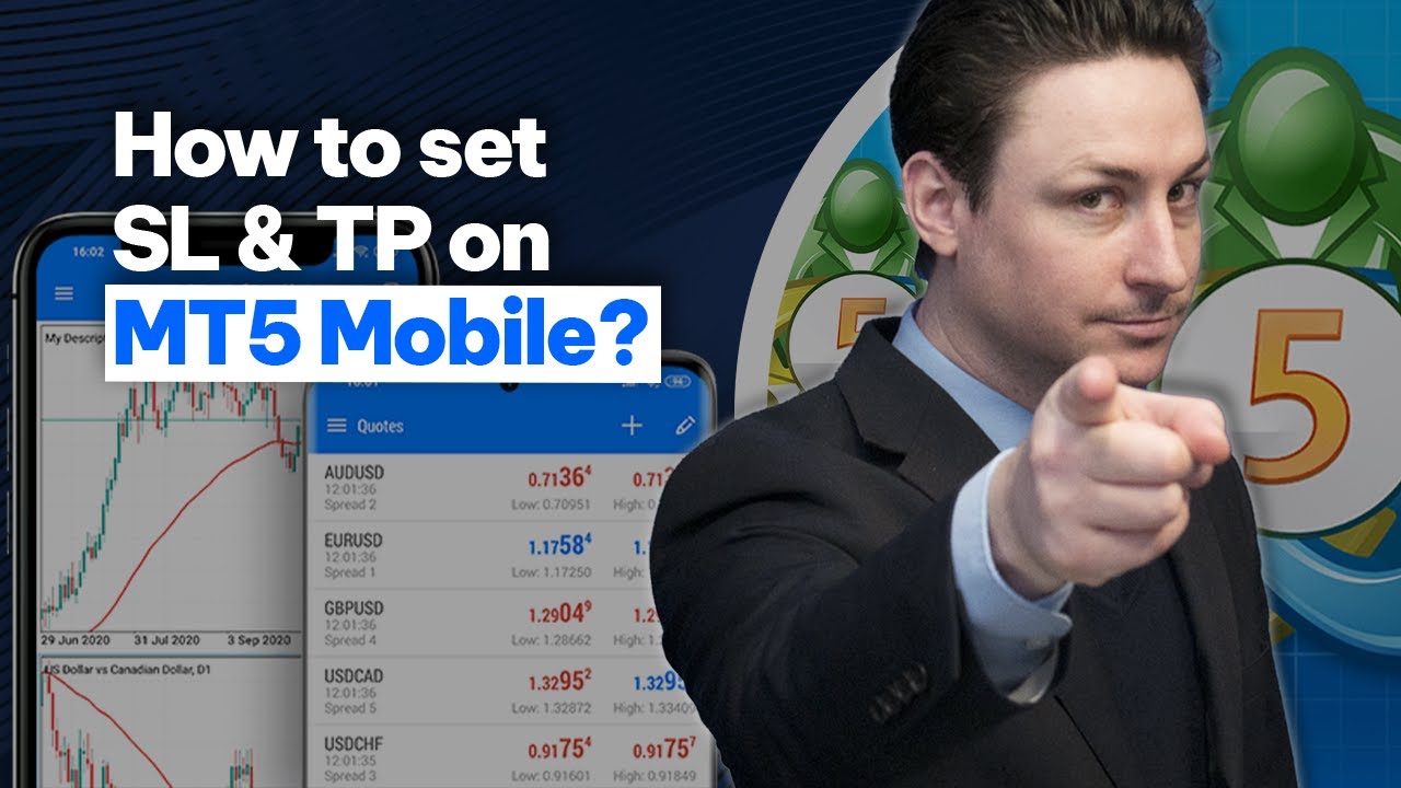 Как установить Stop Loss и Take Profit на MetaTrader 5 (MT5) в мобильном приложении?
