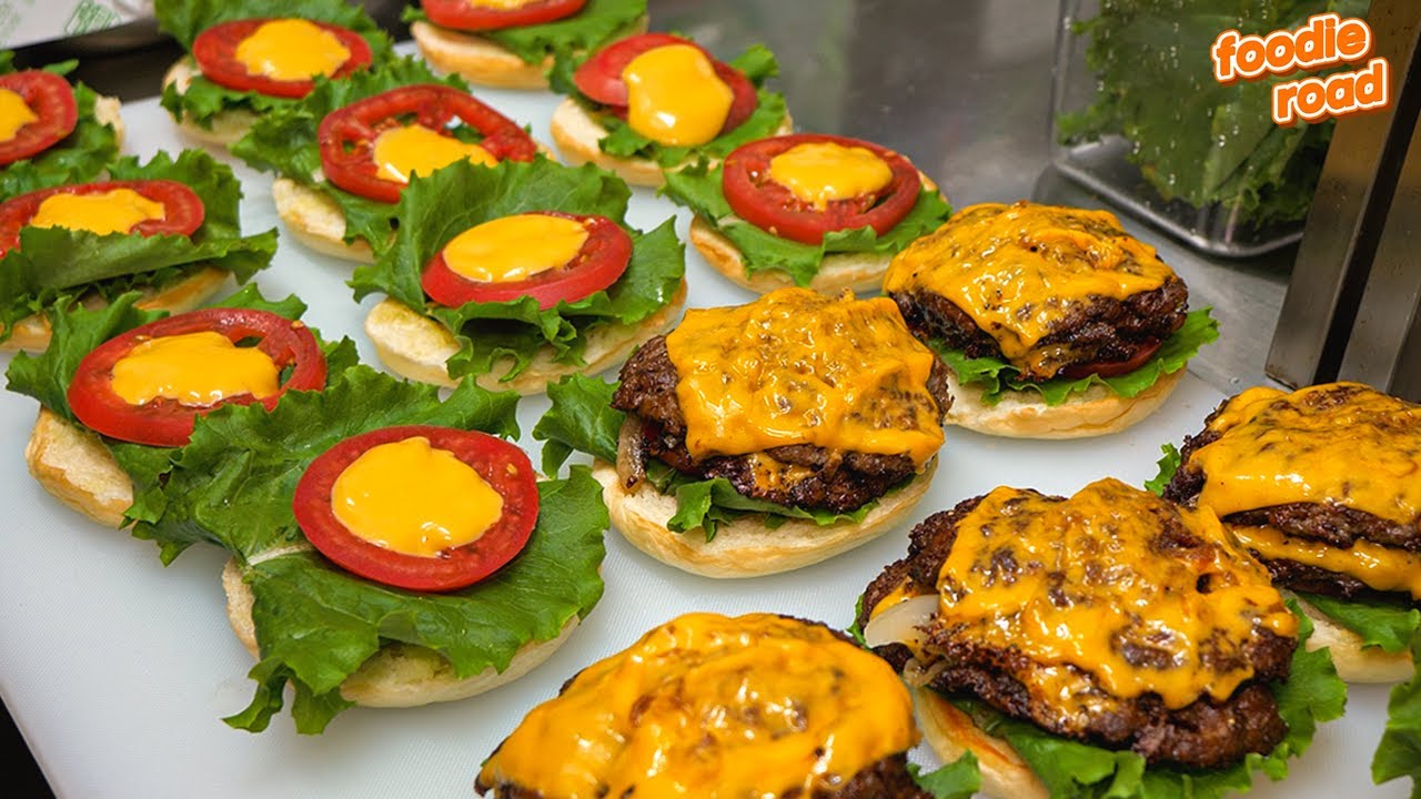 매장만 무려 400개?? 100% 순소고기인 '정통' 미국식 프랭크 버거🍔 / Korean burger