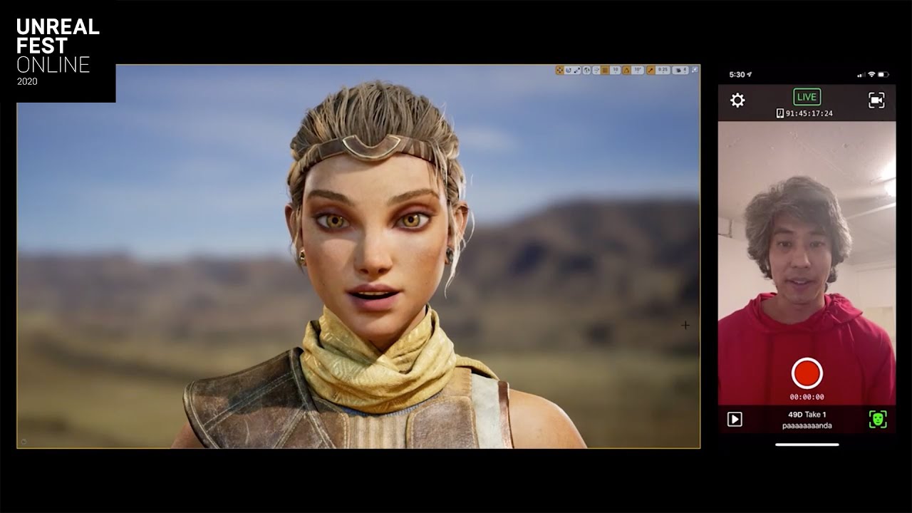 iPhone Facial Capture with Unreal Engine | Unreal Fest Online 2020