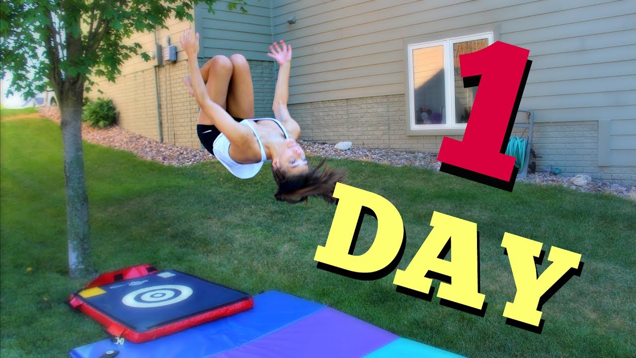 How to get your Back Tuck in ONE Day!