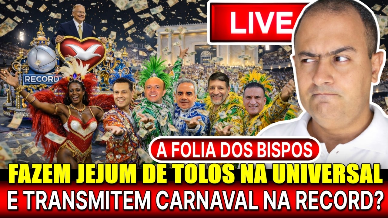 BISPOS SAMBAM NA CARA DOS FIÉIS - PROÍBEM NA UNIVERSAL, MAS TRANSMITEM NA RECORD?