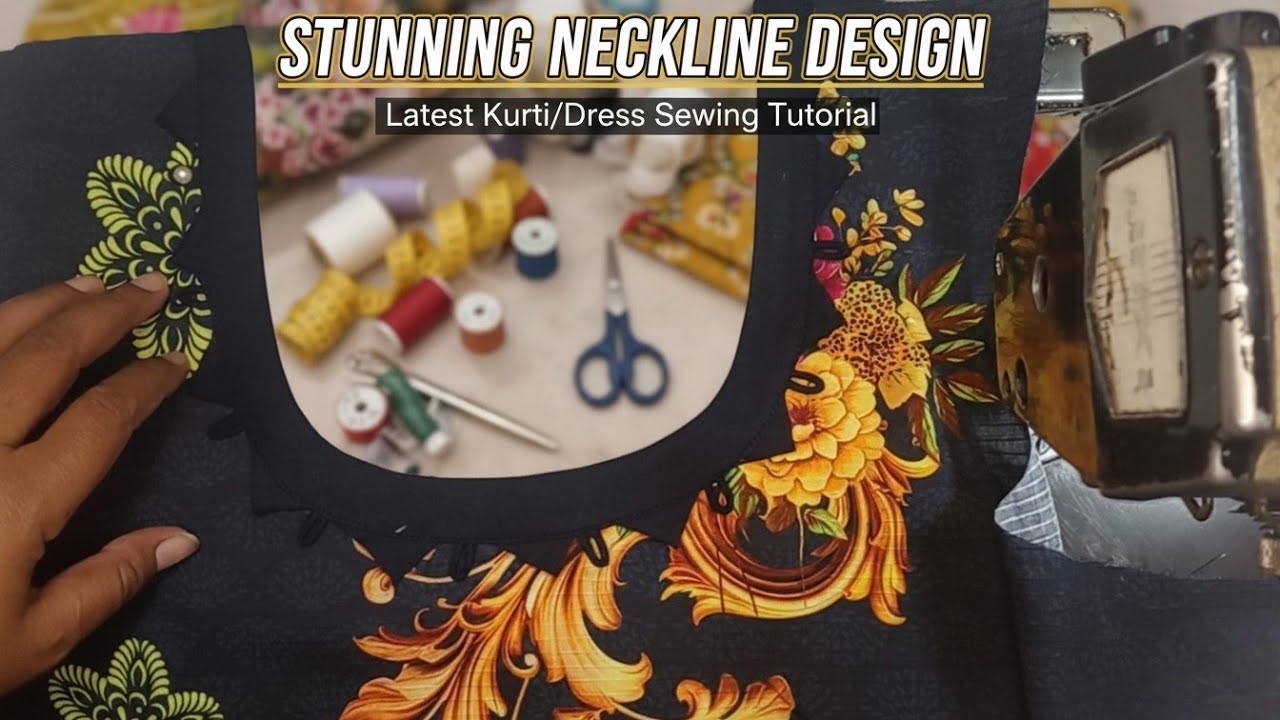 Galy Par Kondiyan Lagane Ka Asan Tariqa | Step by Step Neck Design Tutorial