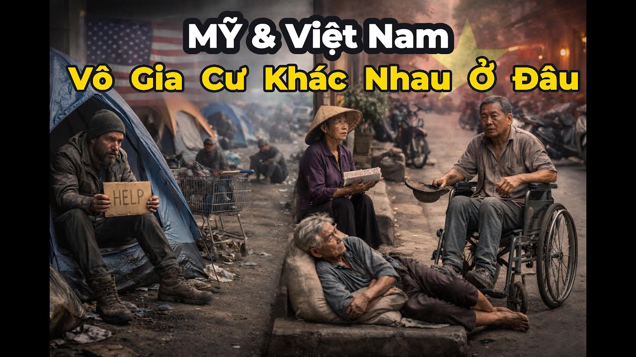 Vô Gia Cư: Ở Mỹ Là Lựa Chọn? Ở Việt Nam Là Mưu Sinh