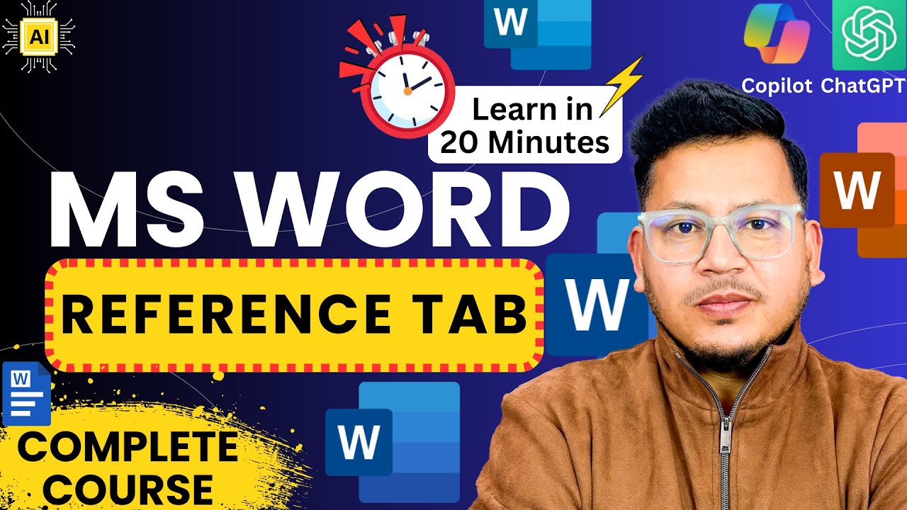 MS Word Reference Tab Tutorial in Hindi | Beginners to Advanced