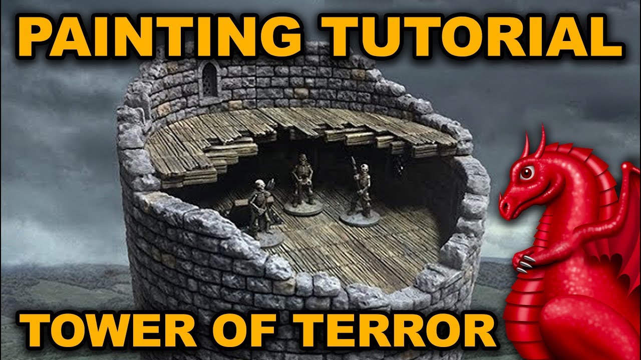 Painting 28mm Watchtower Terrain Tutorial