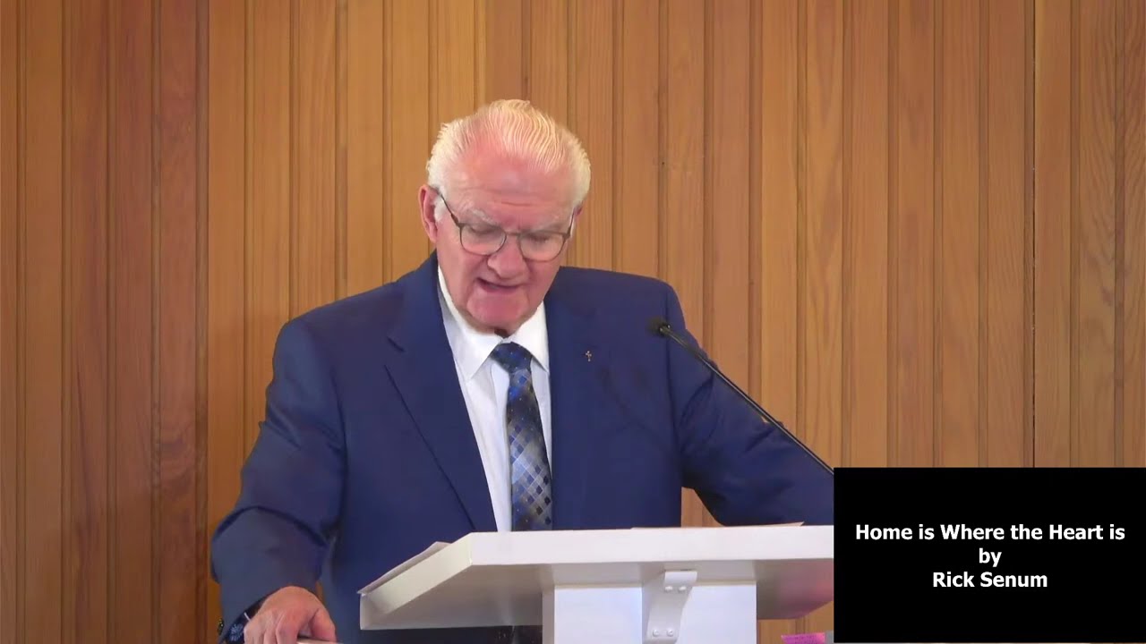 Sermon: Home is Where My Heart Is. January 4, 2026. Richard Senum