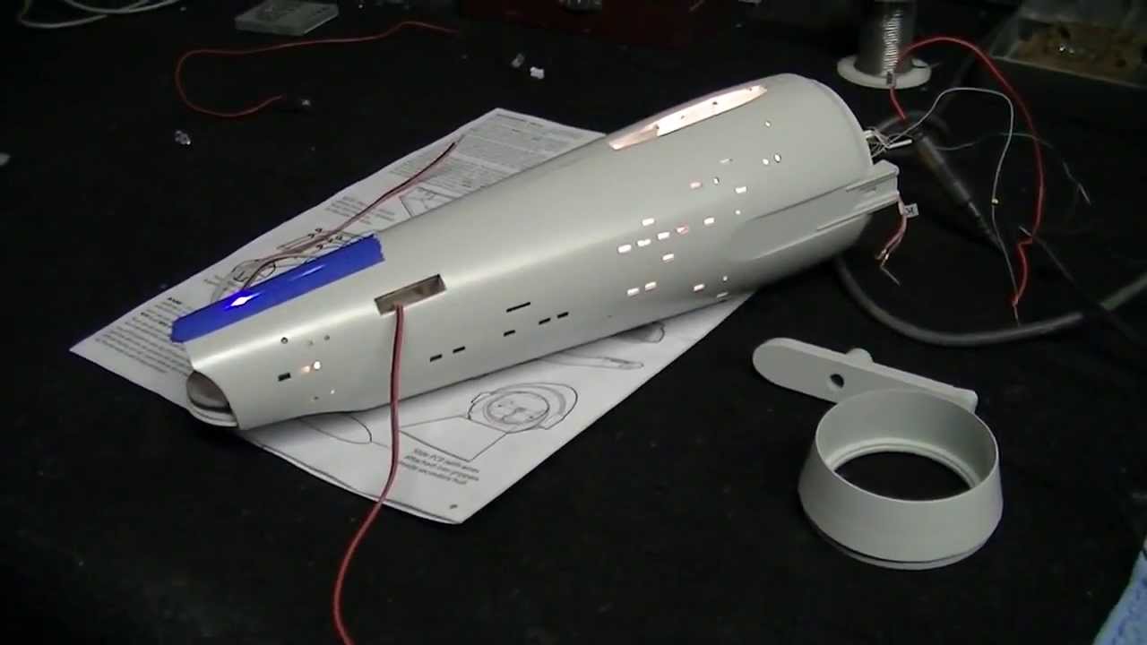 Polar Lights 1/350 Scale TOS Enterprise Buildup PT 5 Painting The Secondary Hull