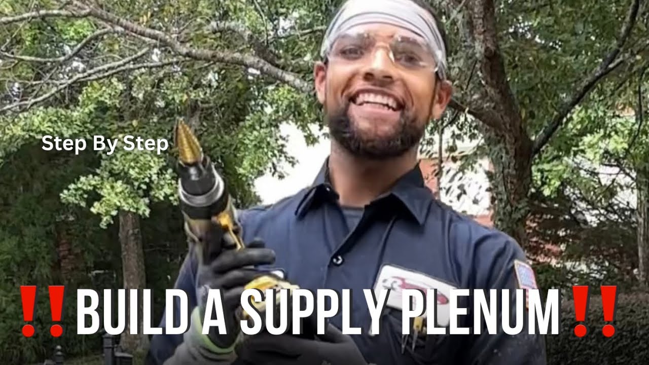 How To Build A Supply Plenum Step By Step🔨