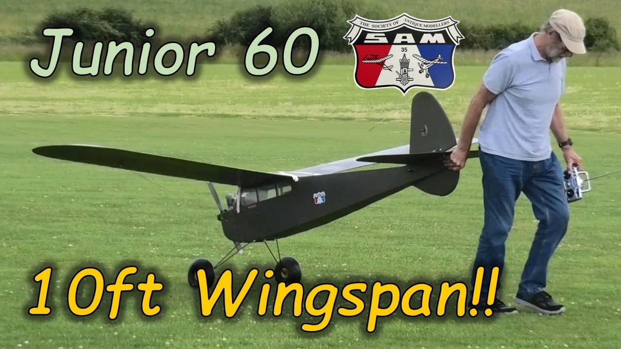 Huge 10ft Wingspan Junior 60 - 1946 Vintage - SC180 4 Stroke