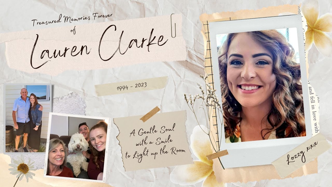 Live Stream of the Funeral Service of Lauren Clarke