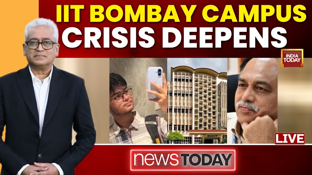 Rajdeep Sardesai Show Live: IIT Bombay Campus Crisis Deepens | Prof Doolla | Sahil Wakode's death