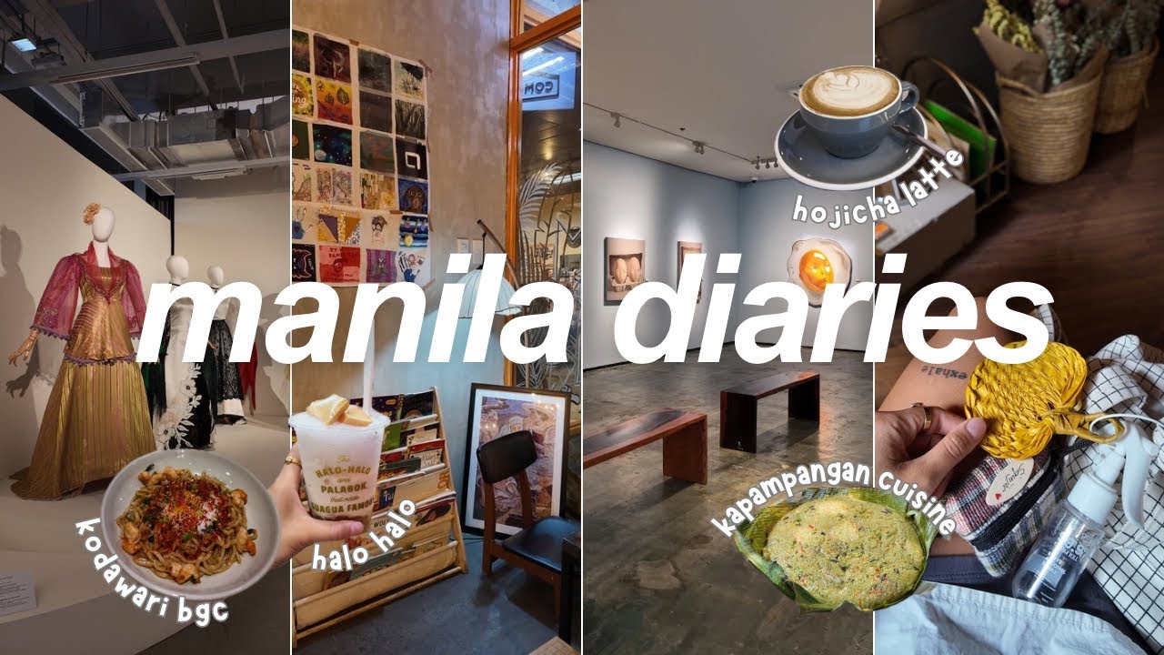 manila diaries 🍵💐 museum and cafe hopping, Pampanga food trip, and more