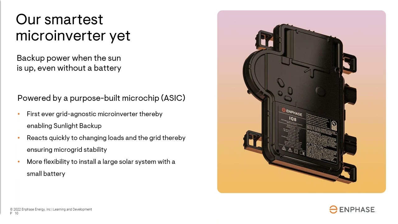 Introducing the Enphase Energy System, featuring IQ8 on the roof