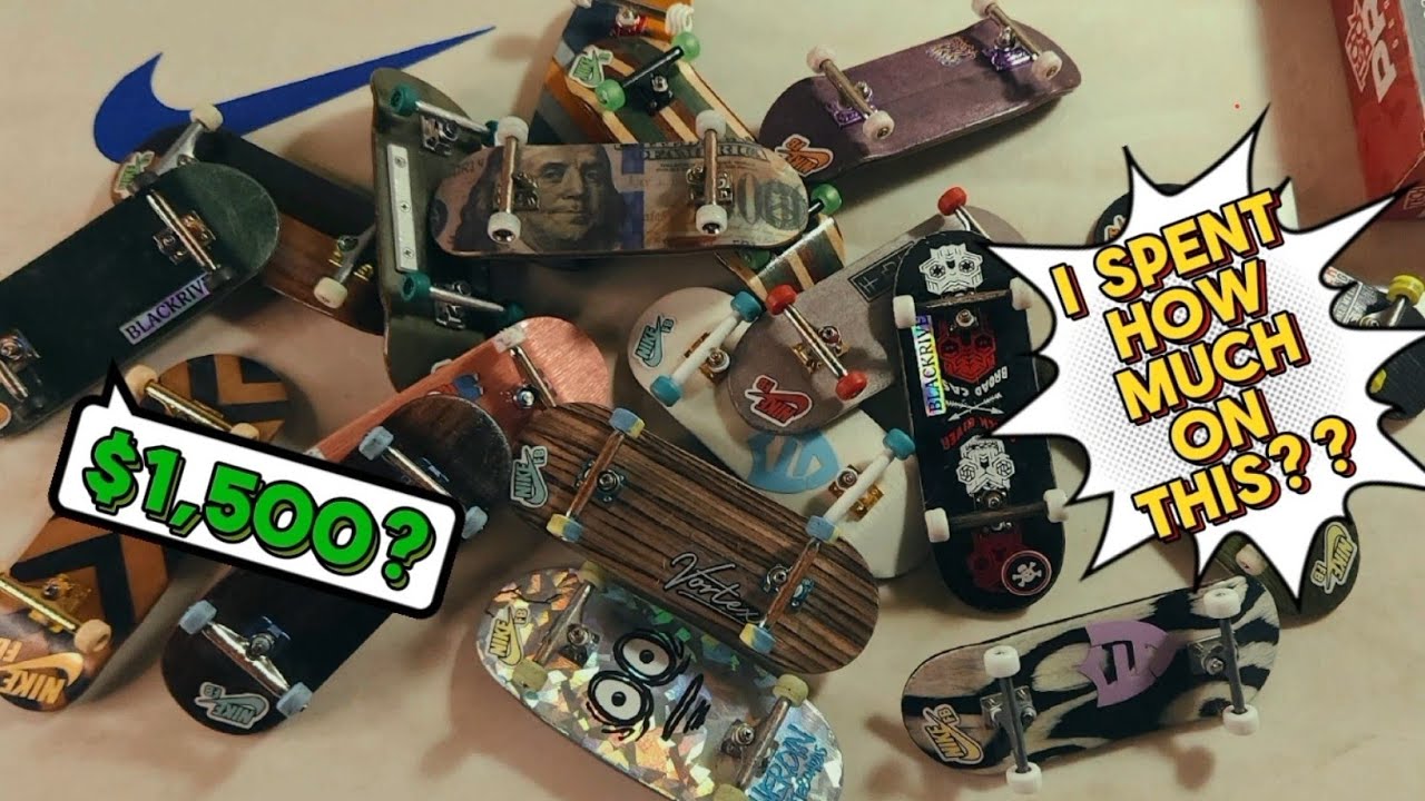 Showcasing my fingerboard collection!?🤯 #skateboarding #fingerboard #collection #techdeck