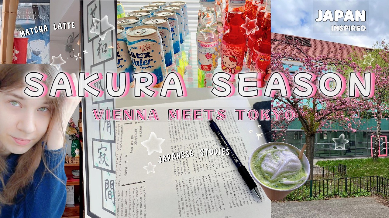Sakura Season in Vienna 🌸 Tokyo Cherry Blossom Vibes | Matcha Latte, Japanese CVS & Spring Uni Life