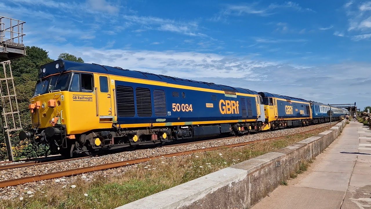 Class 50s + 47s work The Mazey Day Cornishman & Statesman @ Dawlish | 29/06/24