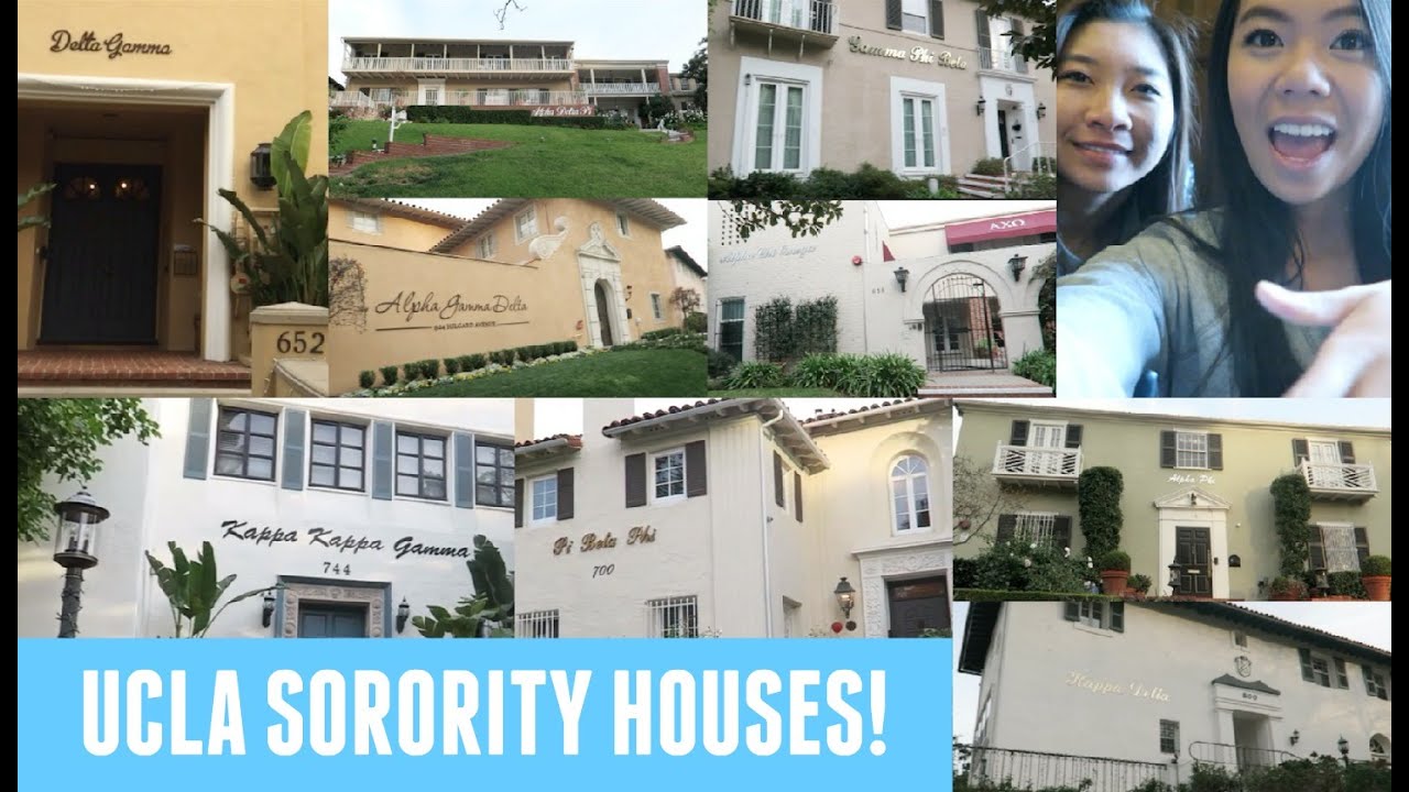 UCLA Sorority Row Tour (Sorority Houses), Meetings & Friends!
