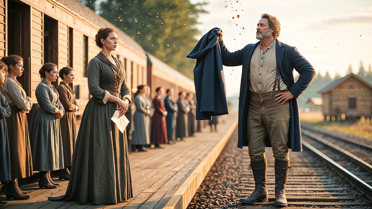 Mail-Order Bride Rejected For Being 'Too Tall', Until a Giant Timber Baron Made Her Feel...