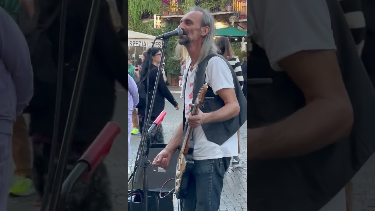 Pink Floyd on Piazza Navona by Serin