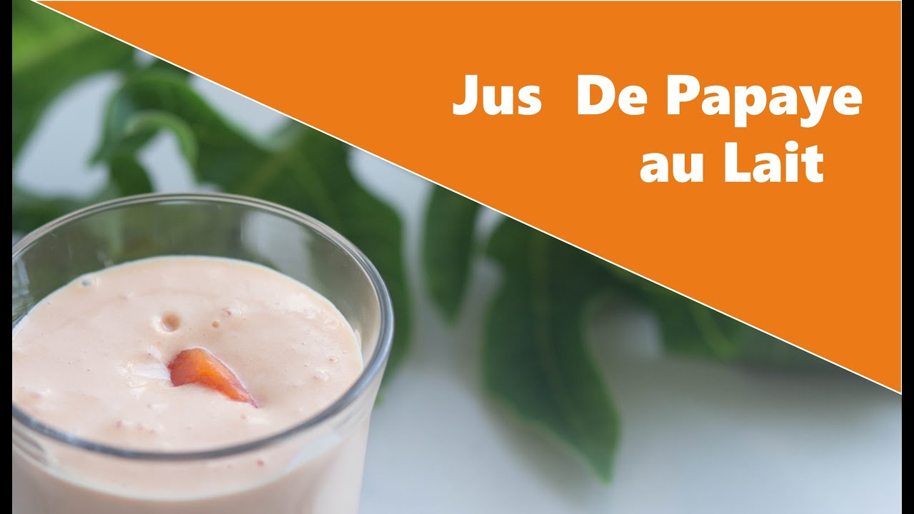 Papaye Au Lait- Papay Ol&egrave;-- Cooking With Haiti